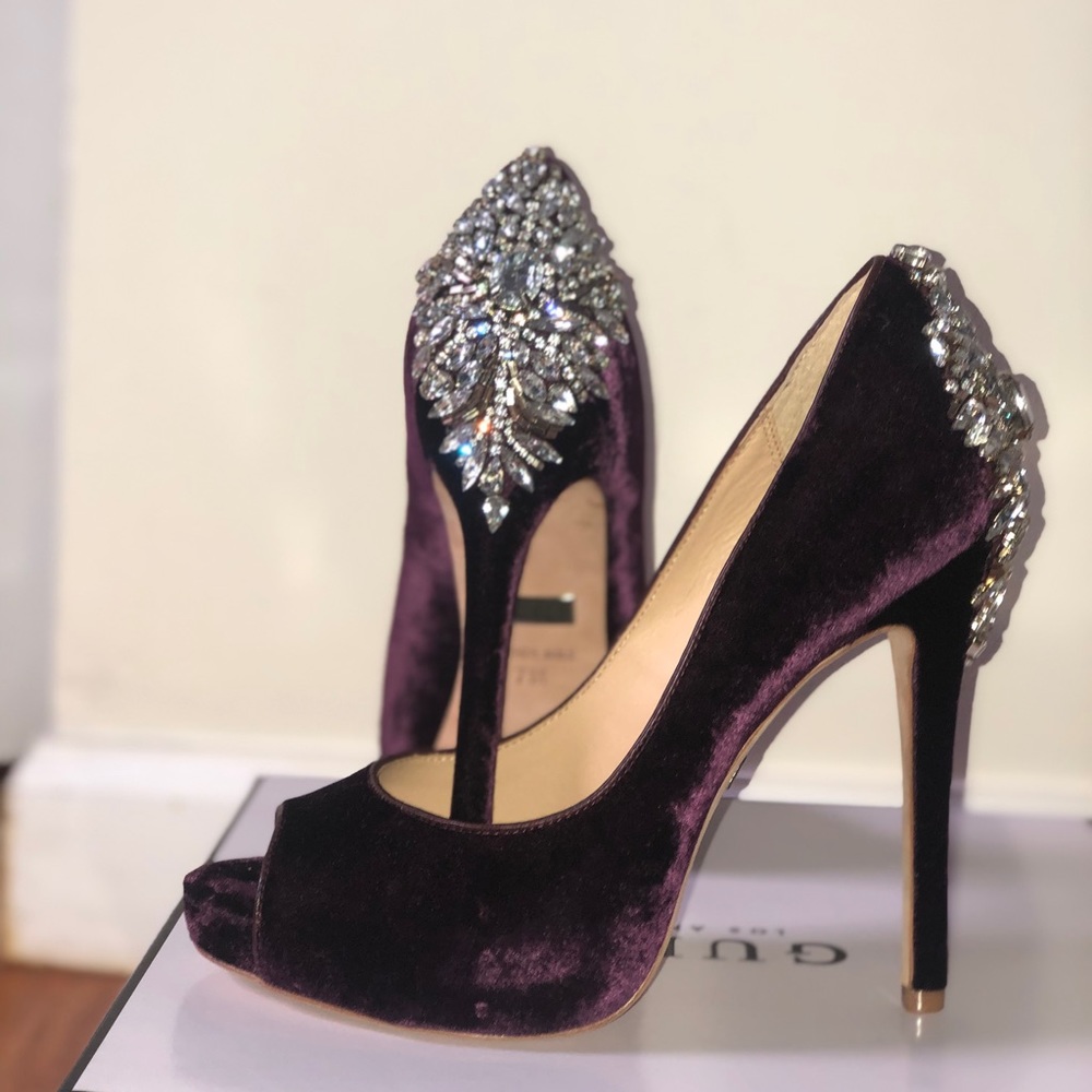 Badgley Mischka Kiara Velvet Heels